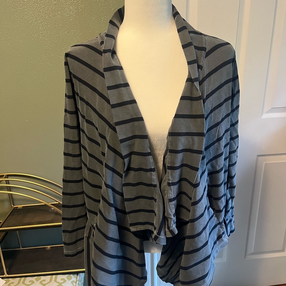 Anthropologie Stateside Washed Stripe Cardigan